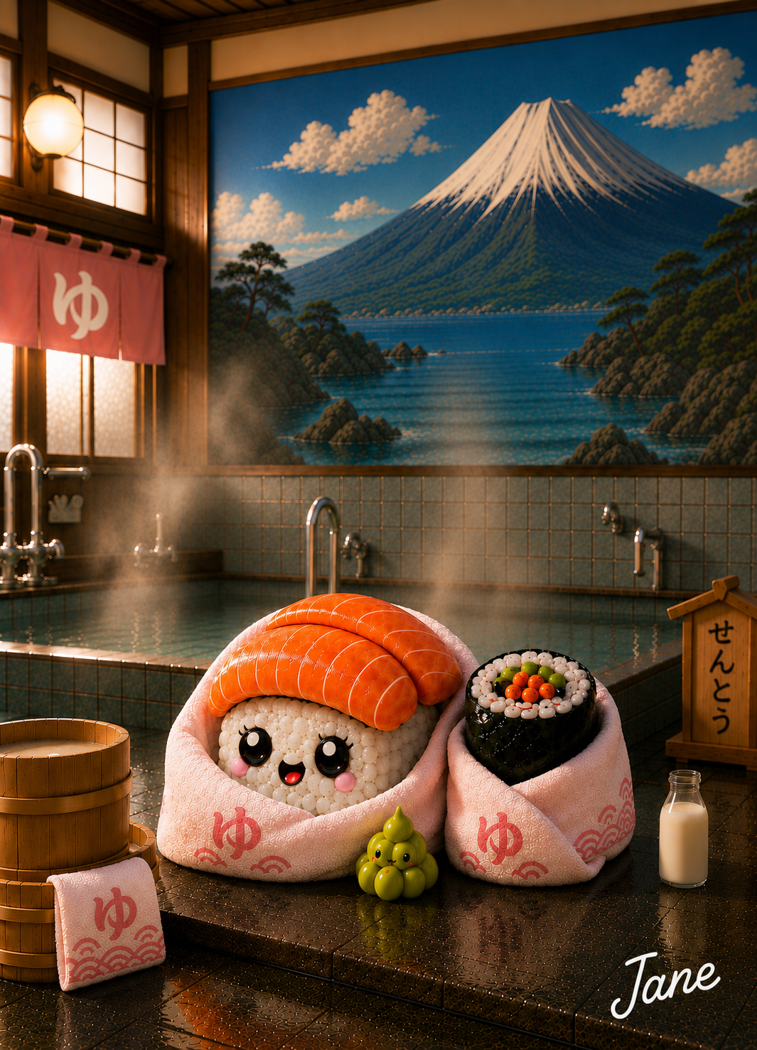 'Sento' Hiragana & Katakana Passport Card — Japan | Straight Face Originals