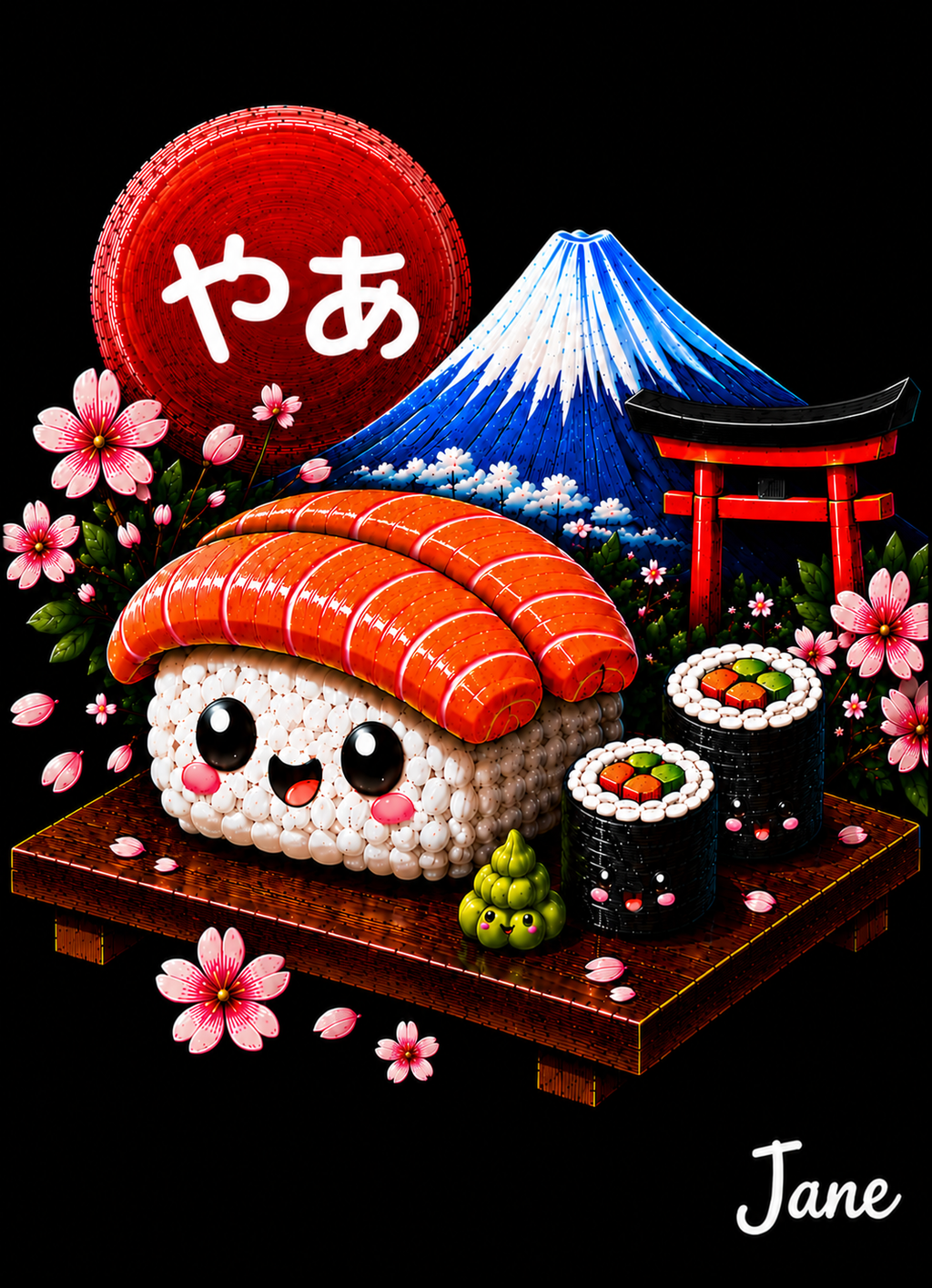 'Hi' Hiragana & Katakana Passport Card — Japan | Straight Face Originals