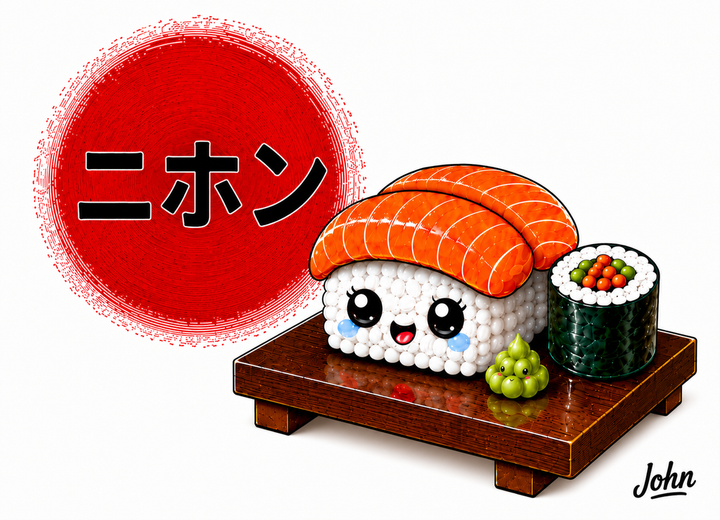 'Japan' Katakana Passport Card — John | Straight Face Originals