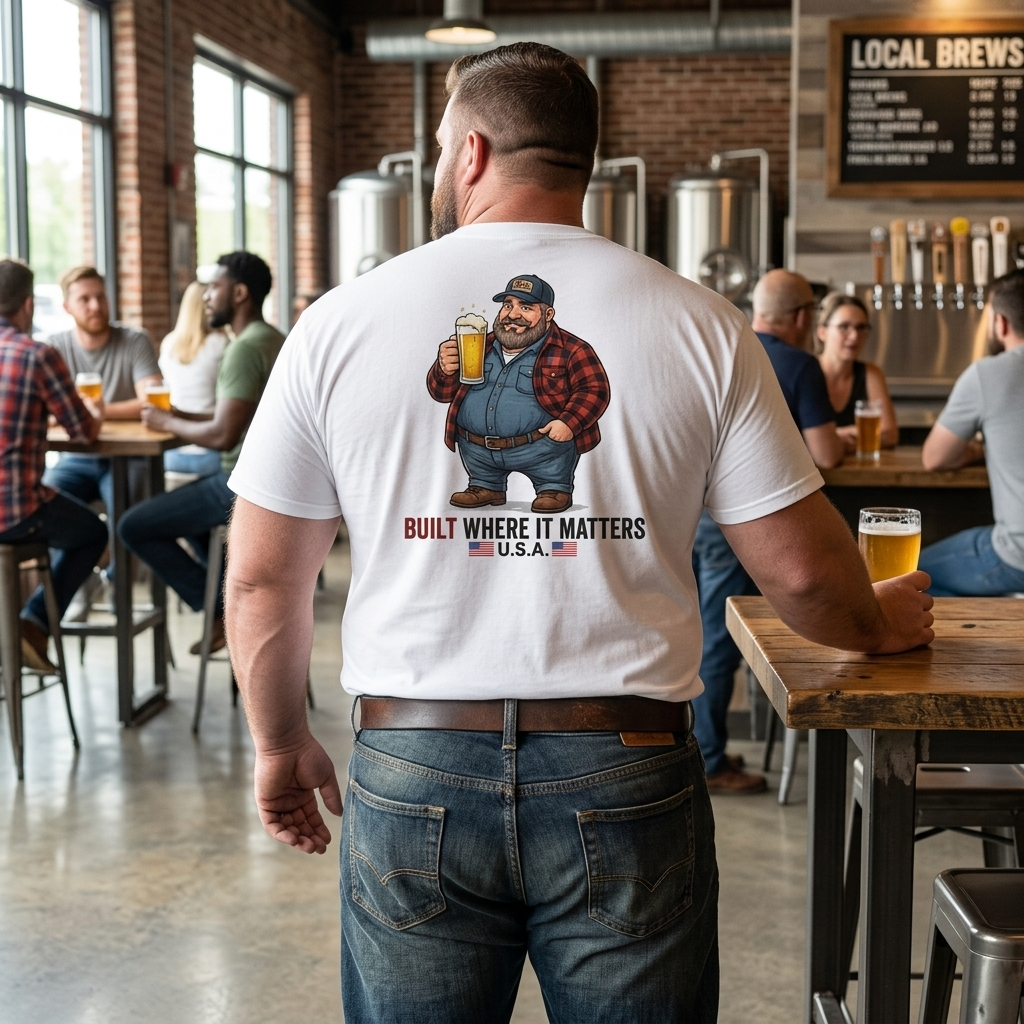 American Big Boy Graphic Tee — Straight Face Originals