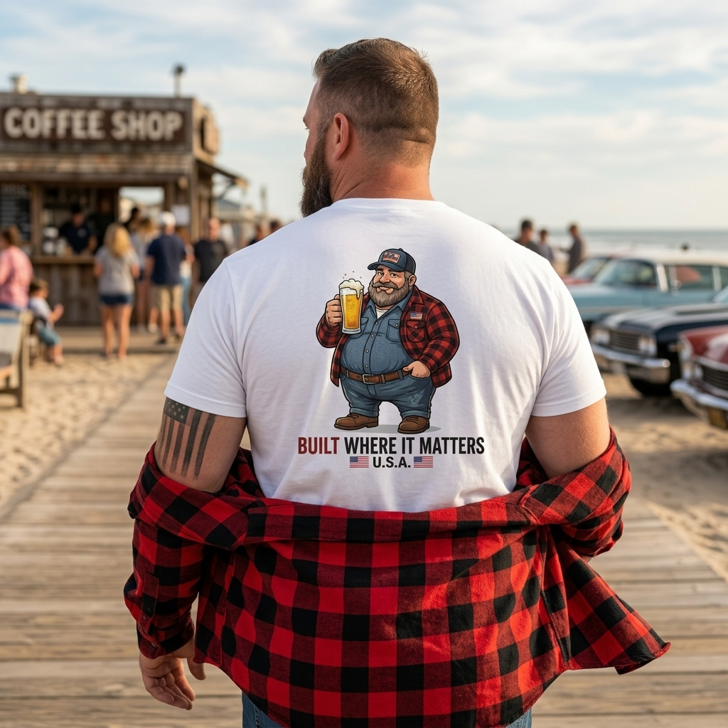 American Big Boy Graphic Tee — Straight Face Originals