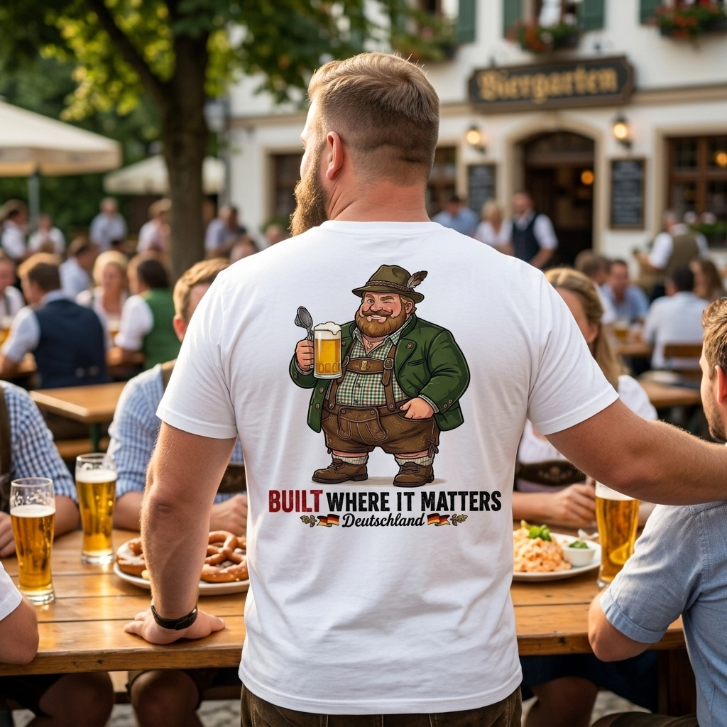 German-American Big Boy Graphic Tee — Straight Face Originals