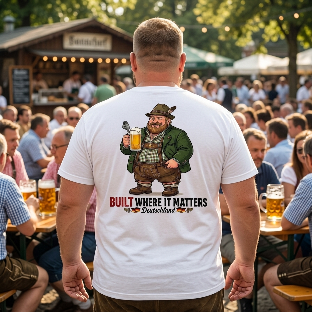 German-American Big Boy Graphic Tee — Straight Face Originals