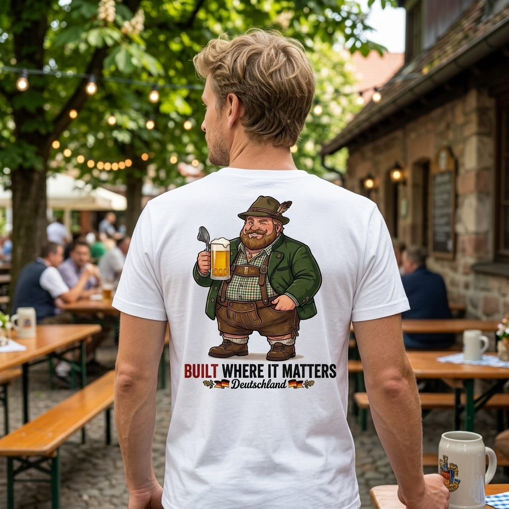 German-American Big Boy Graphic Tee — Straight Face Originals