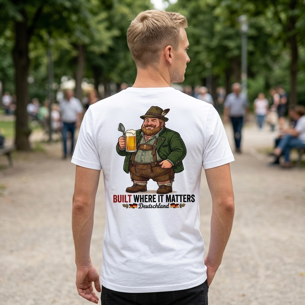 German-American Big Boy Graphic Tee — Straight Face Originals