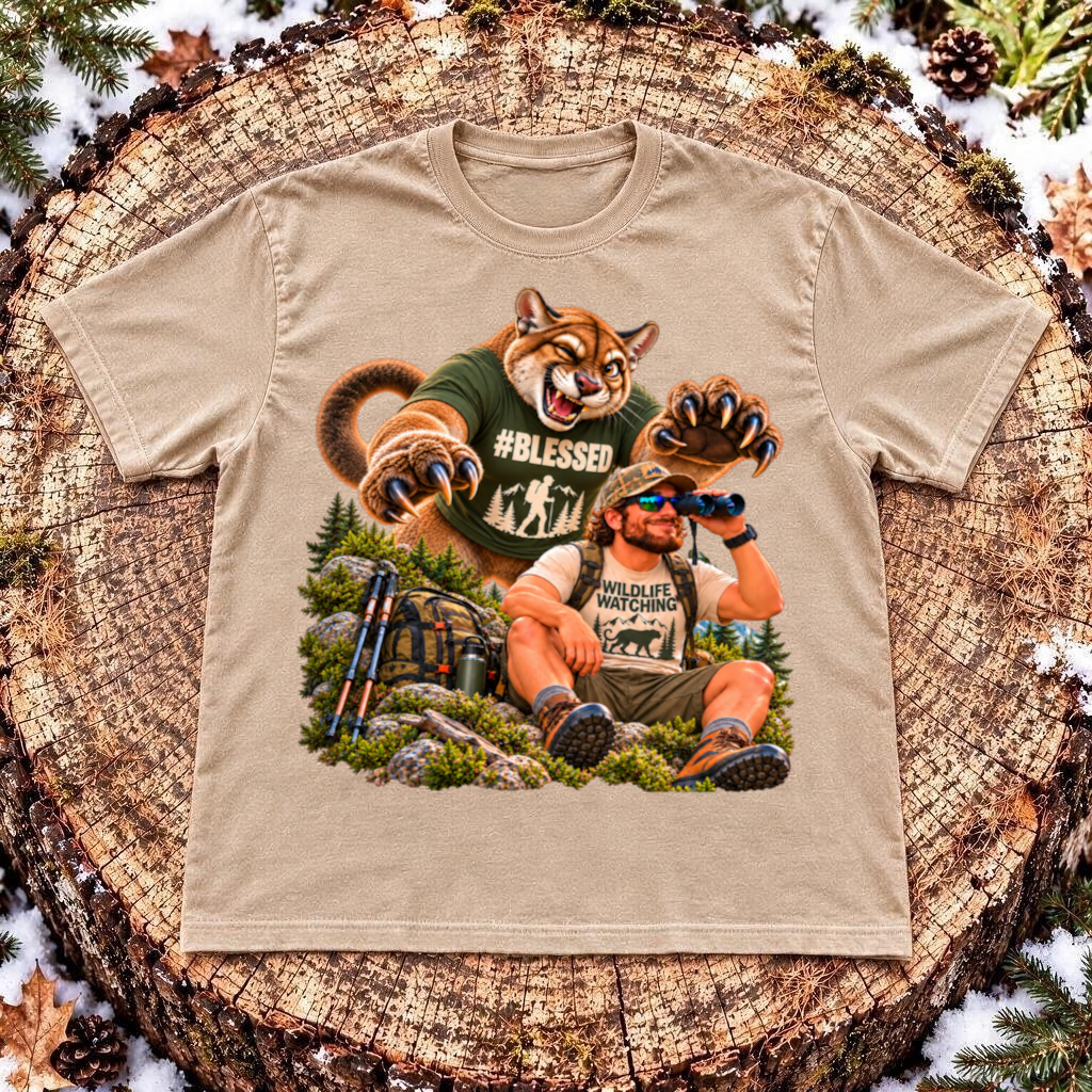 #Blessed — Mountain Lion 3D T-Shirt