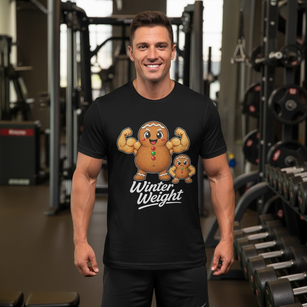 Winter Weight Premium Streetwear Tee - The Gingerbread Edition