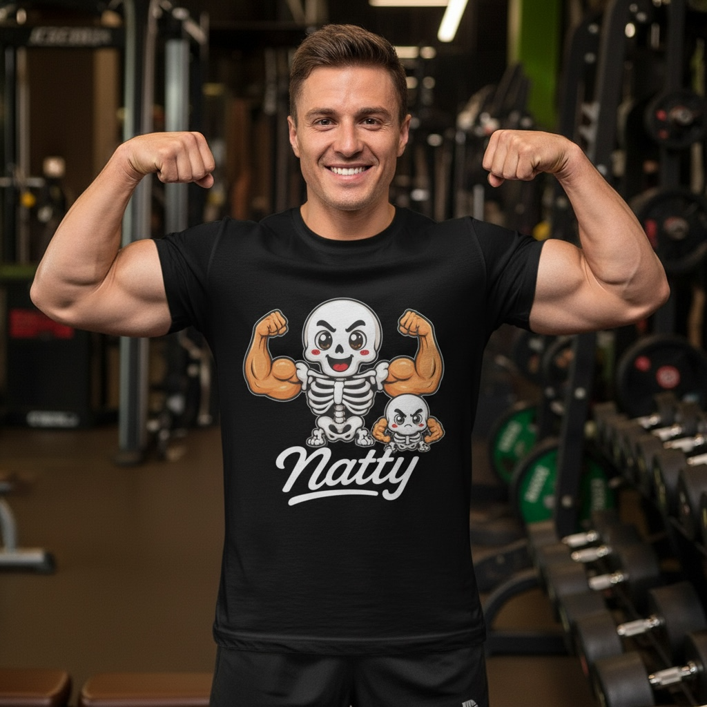 Natty Premium Streetwear Tee - The Skeleton Edition