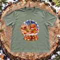 Snow Globe - Gingerbread Man 3d T-Shirt