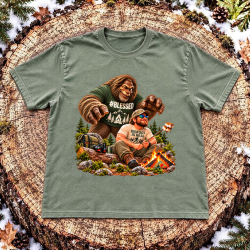 #Blessed — Bigfoot 3D T-Shirt