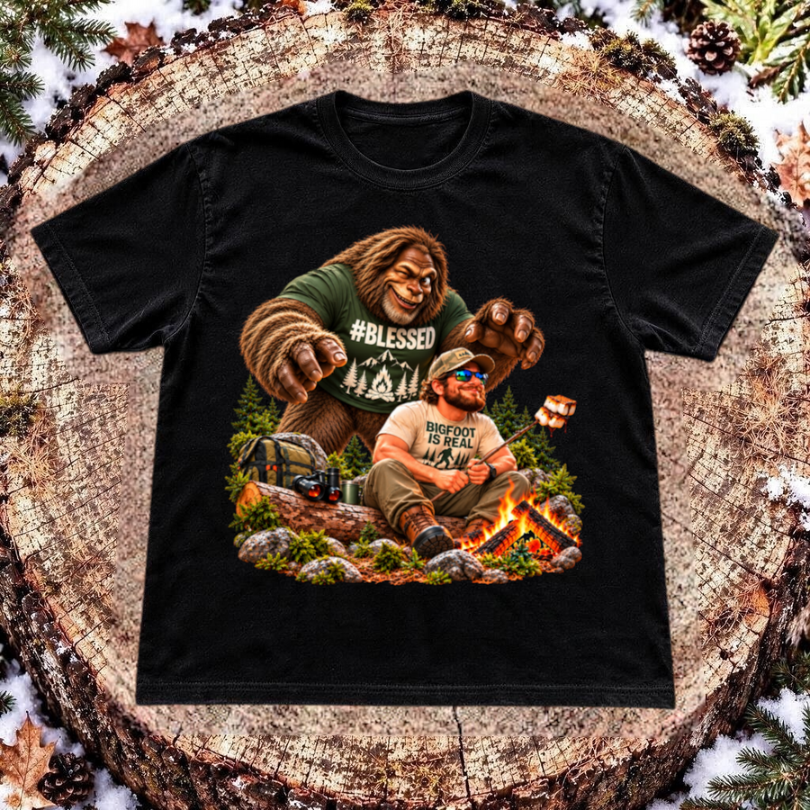#Blessed — Bigfoot 3D T-Shirt
