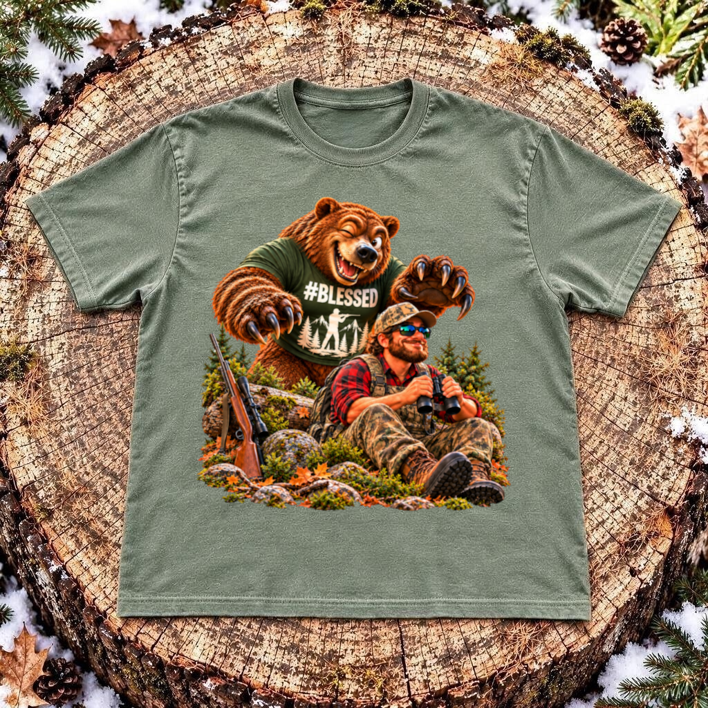 #Blessed — Bear 3D T-Shirt