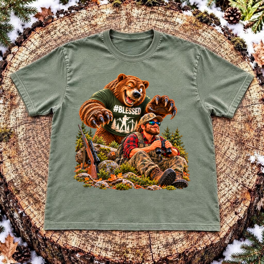 #Blessed — Bear 3D T-Shirt