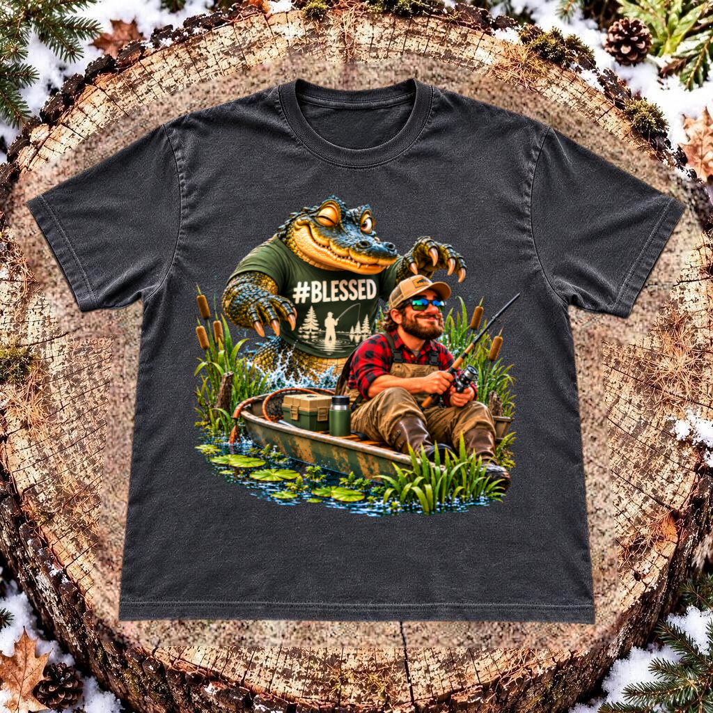 #Blessed — Alligator 3D T-Shirt