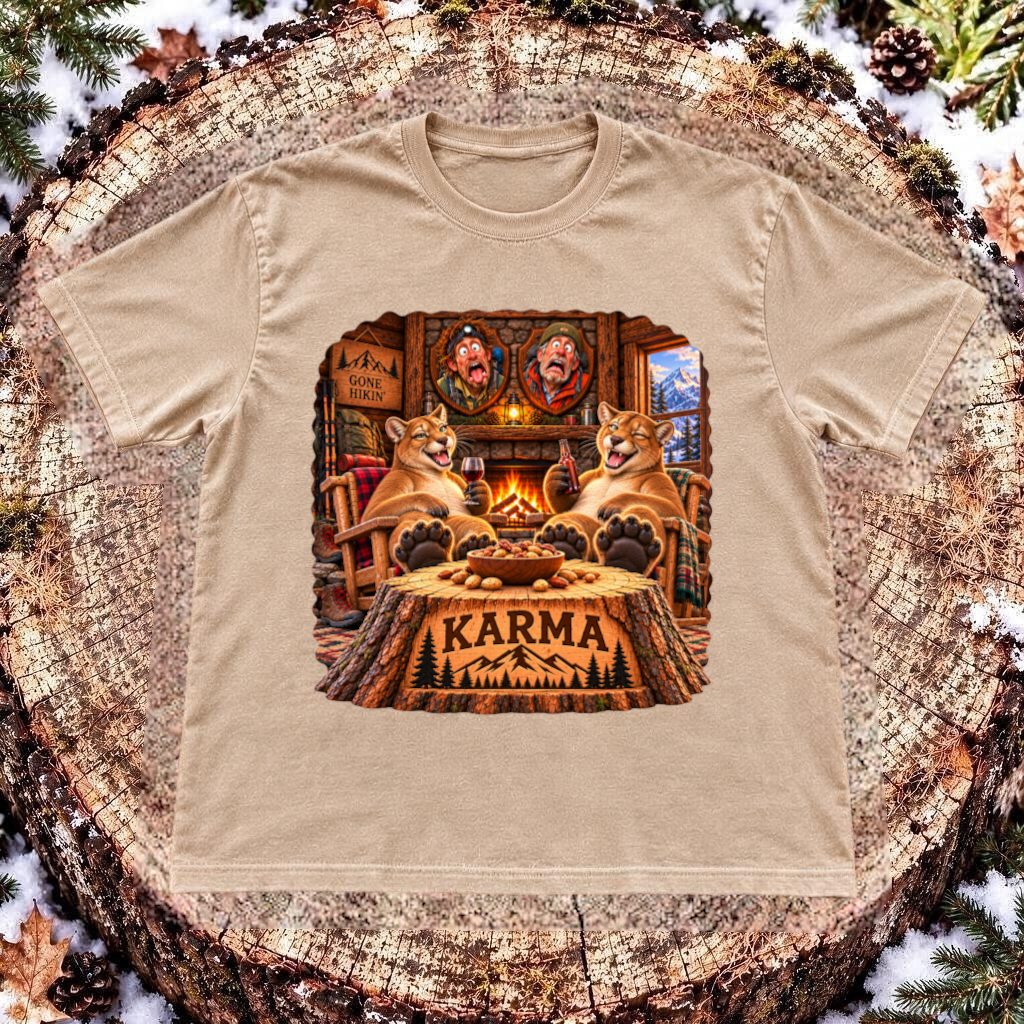 Karma - Mountain Lions 3D T-Shirt