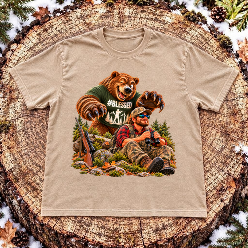 #Blessed — Bear 3D T-Shirt