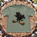 Black Cat Surfing 3D T-Shirt