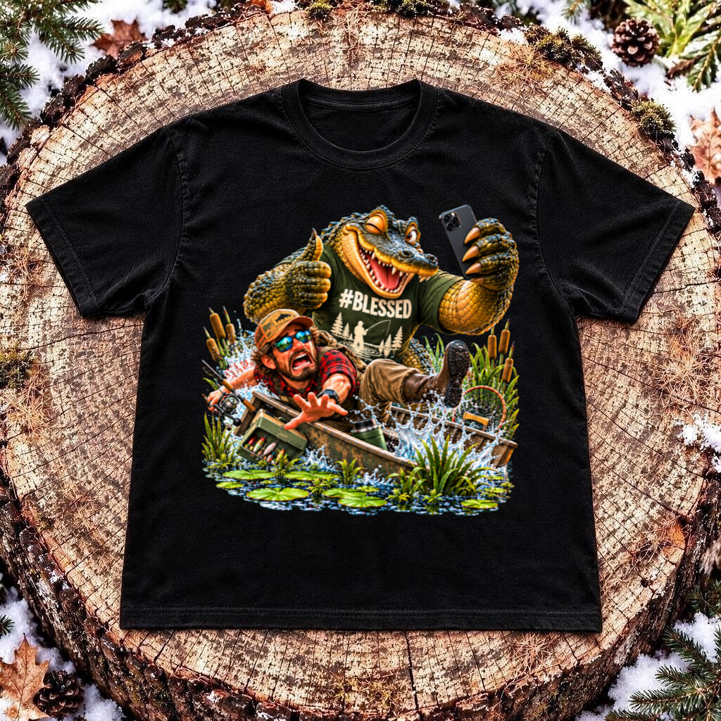 Selfie — Alligator 3D T-Shirt