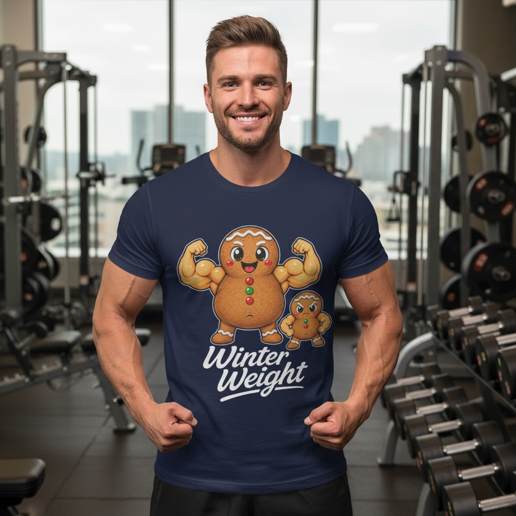 Winter Weight Premium Streetwear Tee - The Gingerbread Edition